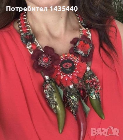 Колие  от серията “Забранения плод” на дизайнерката Анелия Милчева, снимка 6 - Колиета, медальони, синджири - 41675561
