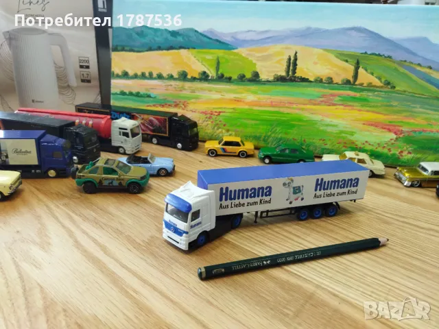 Малки камиончета мащ.1/87(към20 см дълж.) по10 лв за брой, снимка 1