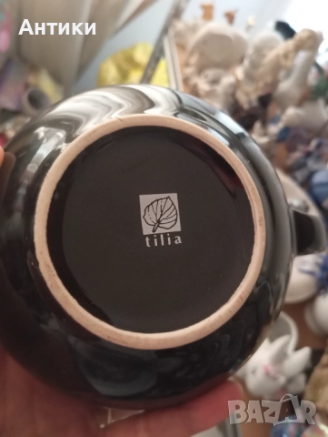 Порцеланова стара маркирана кана, снимка 2 - Прибори за хранене, готвене и сервиране - 52661791