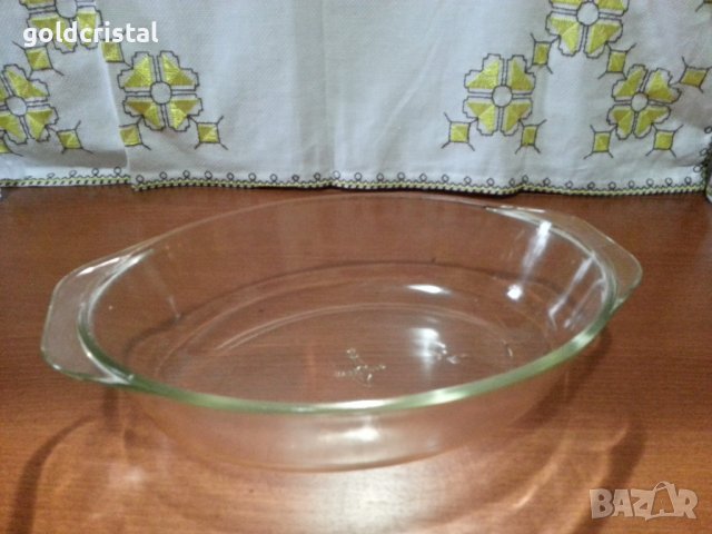 Огнеупорна стъклена тава 