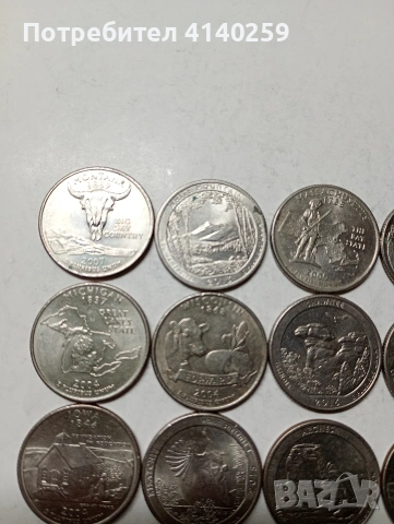 САЩ МОНЕТИ 1/4 КУОРТЪР ДОЛАР , снимка 3 - Нумизматика и бонистика - 53441743