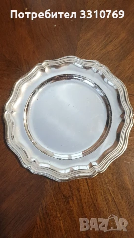 Красива посребрена чиния/плато. , снимка 1
