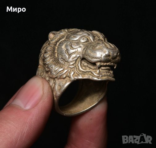 ПРЪСТЕН С ГЛАВА НА ТИГЪР 