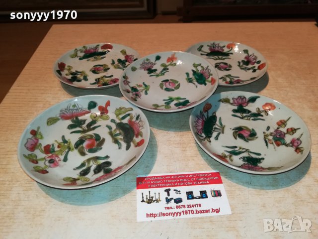 порцеланови чиниики 5бр внос германия 2009211321, снимка 2 - Колекции - 34192851