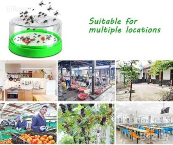 Автоматичен капан за мухи, нетоксичен, снимка 2 - Други стоки за дома - 52854493