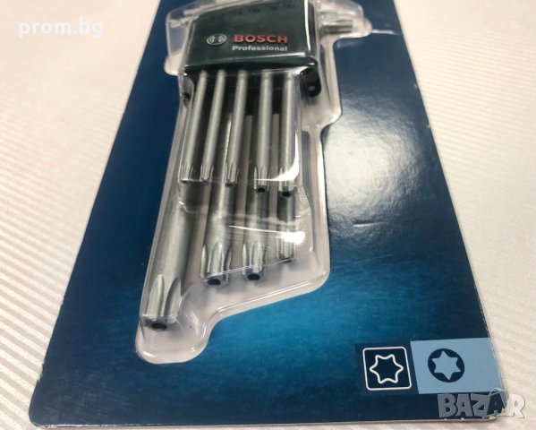 Bosch Professional Torx ключове, еврейска звезда лимбуси, шестостен, снимка 7 - Отвертки - 34585075