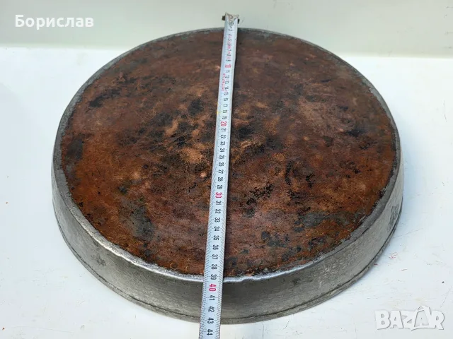 Голяма медна тава за печене, снимка 4 - Съдове за готвене - 55879192