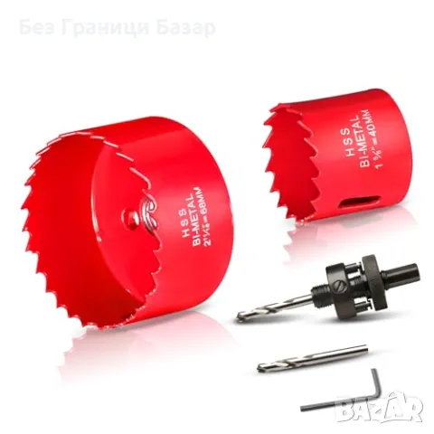 Нов Биметален комплект свредла HYCHIKA 40mm/68mm за различни материали