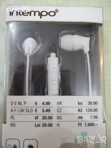 Слушалки "intempo - IN-EAR" нови, снимка 2 - Слушалки, hands-free - 41690160