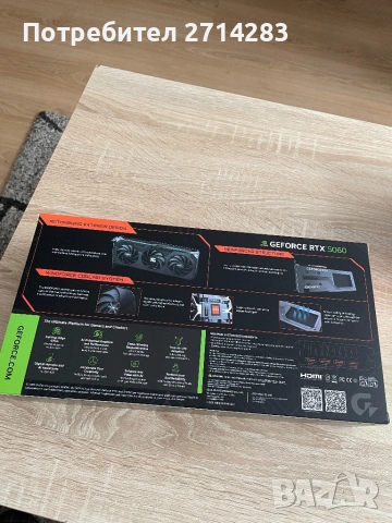Nvidia Gigabyte GeForce RTX 5060 Gaming OC 8GB - чисто нова, гаранция, снимка 2 - Видеокарти - 53389869