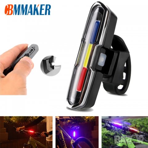 Полицейски светлини за велосипед, полицейска светлина за колело, фар, стоп, за колело