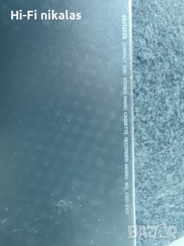 FM радио стеро касетофон  CD player AIWA CSD-EX5, снимка 10 - Радиокасетофони, транзистори - 40189255