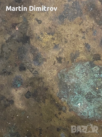 Античен кантар, 1912 г., оригинални тежести, маркиран T H B, снимка 3 - Антикварни и старинни предмети - 53066886