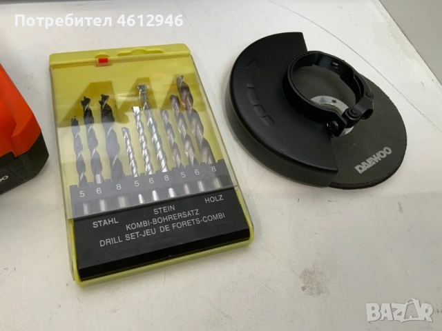 Нов комплект инструменти Daewoo U-Force 4 в 1 – винтоверт, гайковерт, ъглошлайф, снимка 7 - Винтоверти - 51938214