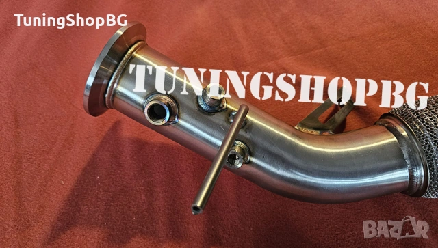 Даунпайп Downpipe M57N2 дизел RM BMW E60 Е90 E83 E70 Е63 286 к.с КОСМОС, снимка 2 - Части - 53468786