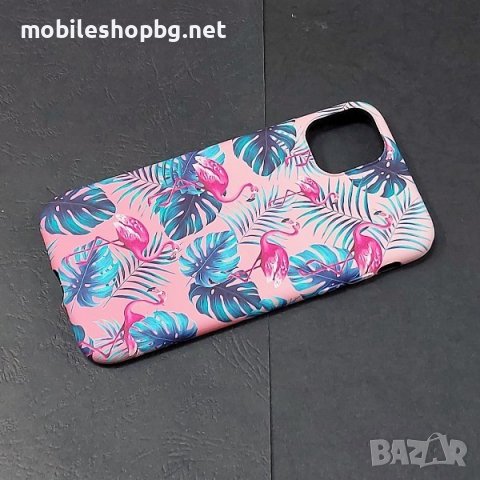 калъф за iPhone 11 силиконов розов с фламинго светещ в тъмното, снимка 3 - Калъфи, кейсове - 39200915