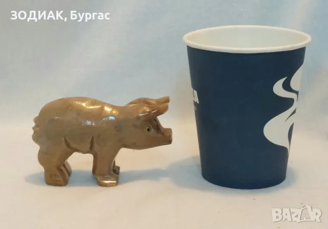 Мраморна Фигурка ПРАСЕ, снимка 5 - Статуетки - 27657686