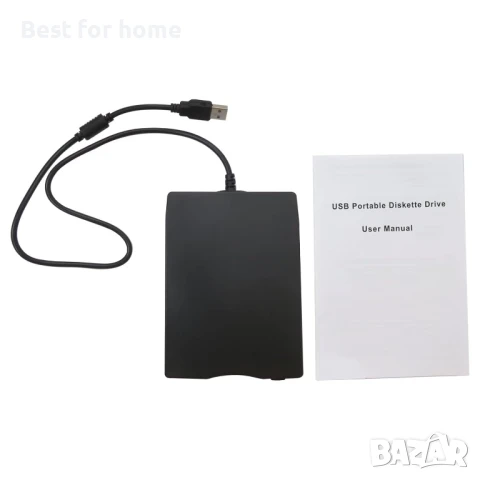 JRSHOME ABS 3.5” USB 2.0 външно флопи дисково устройство, снимка 5 - Друга електроника - 50647058