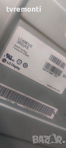 T-CON 6870C-0480A 6871L-4119A1 for LG 42LF5800 42inc DISPLAY LC420DUE-MGA3, снимка 3 - Части и Платки - 42103099