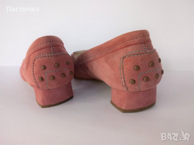 Дамски обувки, № 38, естествен велур, неразличими от нови, снимка 3 - Дамски ежедневни обувки - 42325341