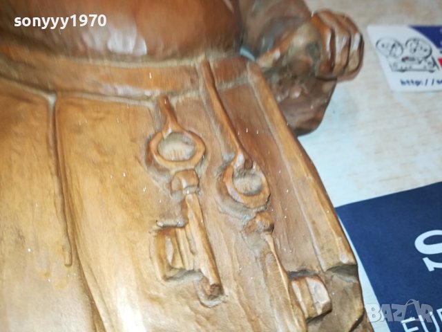 МОНАХ ВЪРХУ БУРЕ-ДЪРВО ВНОС ГЕРМАНИЯ 0508231745, снимка 10 - Антикварни и старинни предмети - 41766612