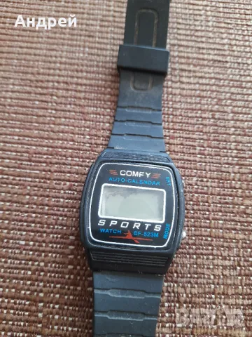 Стар електронен часовник Comfy, снимка 2 - Антикварни и старинни предмети - 49197438