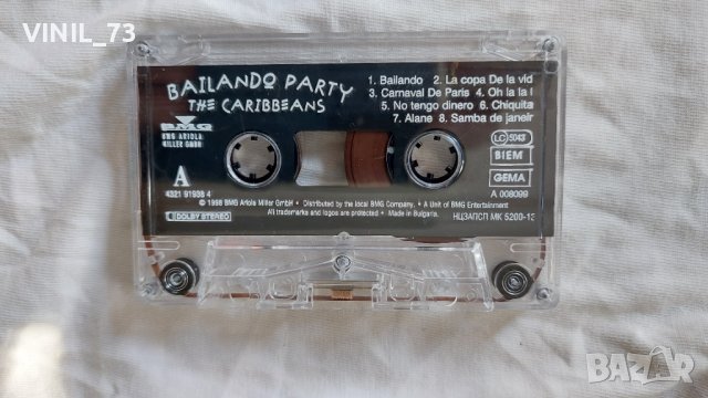 Bailando Party-The Caribbeans, снимка 4 - Аудио касети - 42267171