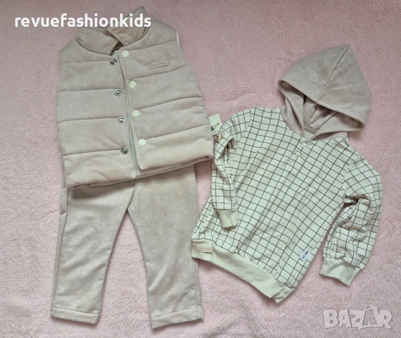 Памучни комплекти от три части за момче, снимка 6 - Комплекти за бебе - 53632537