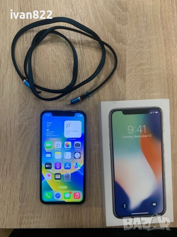 Iphone x 256gb, 100%
