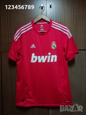 Real Madrid Cristiano Ronaldo Adidas оригинална тениска фланелка екип Реал Мадрид Роналдо червен, снимка 2 - Тениски - 52394537