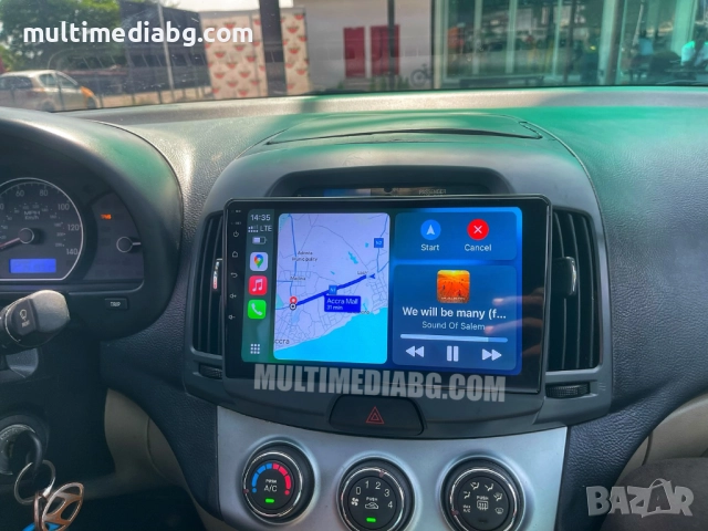 Hyundai Elantra 2007 - 2011 Мултимедия Навигация Android, снимка 2 - Аксесоари и консумативи - 52810771