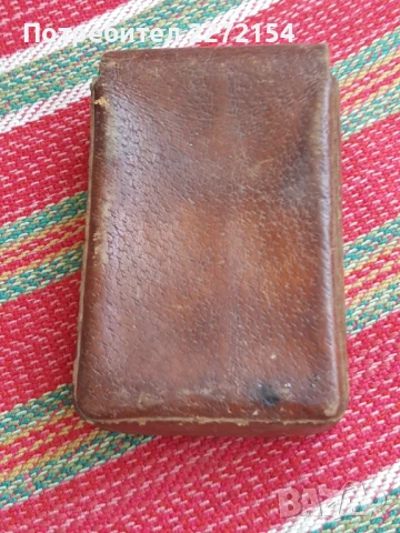 Кожена табакера 2, снимка 2 - Антикварни и старинни предмети - 51350041