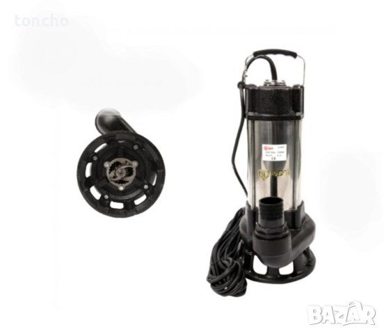 Дренажна помпа за мръсна вода. потопяема помпа с дробилка.3100 вата, снимка 3 - Водни помпи - 40722738