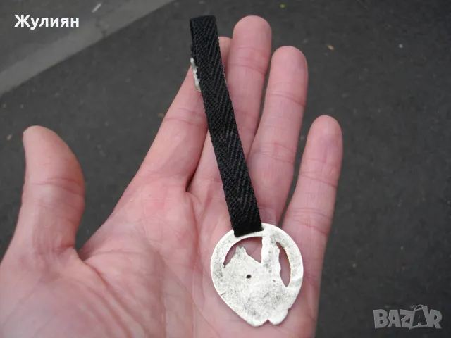 СТАР КЮСТЕК ЗА ДЖОБЕН ЧАСОВНИК ПОДКОВА КОНЕ ДЕТЕЛИНА , снимка 4 - Антикварни и старинни предмети - 49528142