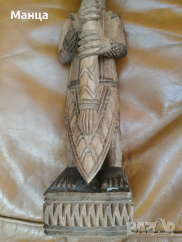 Африканска фигура Йоруба от Нигерия, снимка 3 - Антикварни и старинни предмети - 52175760