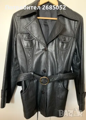 Дамско яке от естествена кожа размер М