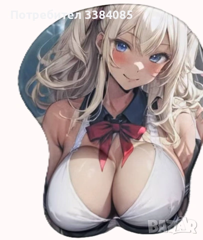 3D Аниме Пад за Мишка Anime Wrist Mouse Pads, снимка 2 - Клавиатури и мишки - 53796539