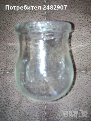 Стара стъклена вендуза , снимка 2 - Антикварни и старинни предмети - 49242882