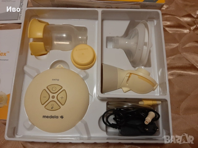 Помпа за кърма Medela Swing Flex, снимка 4 - Помпи за кърма - 53693666