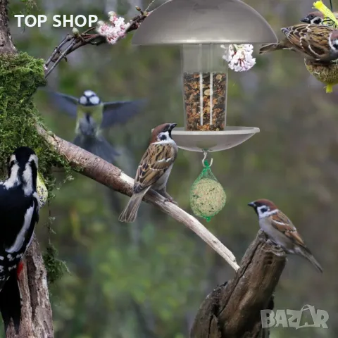 Стоманена Хранилка за птици с пръчка или висяща, снимка 6 - Други - 48818923