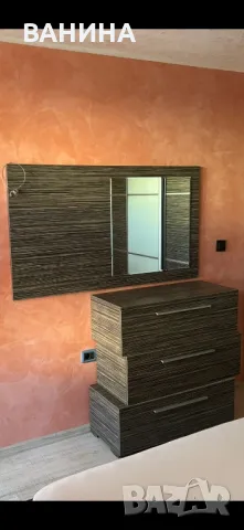 СКРИН, 2БР.НОЩНИ ШКАФЧЕТА И ОГЛЕДАЛО, снимка 8 - Спални и легла - 39570400