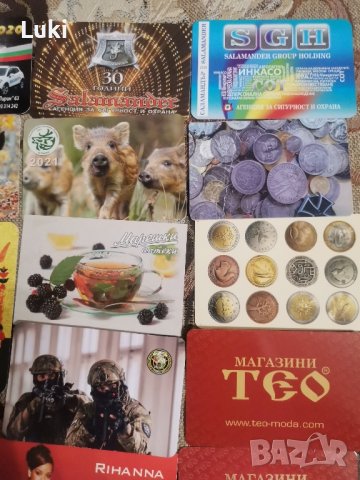 Стари календарчета, снимка 3 - Колекции - 44374425