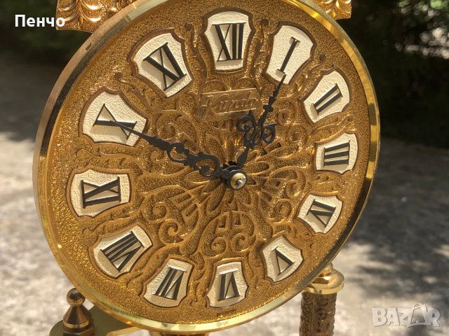 старинен, голям годишен/400 дневен/ часовник "KUNDO" - MADE IN GERMANY, снимка 6 - Антикварни и старинни предмети - 40690821