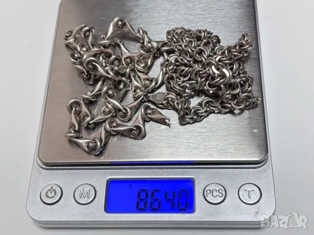 *1,50€ на грам* Цена под борсовата! Сребро за материал/претапяне/-86,40 грама,(проба 925), снимка 8 - Колиета, медальони, синджири - 55844451
