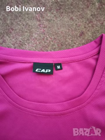 Тениска лилава Cap размер M, снимка 3 - Тениски - 42034517