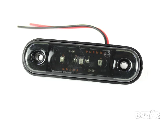 LED габарит 3 LED 88 mm 12-24V с жълта светлина