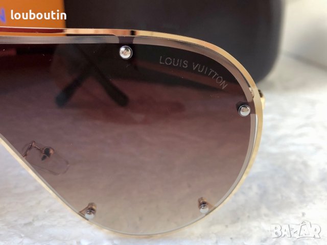 Louis Vuitton 2023 висок клас мъжки слънчеви очила маска, снимка 10 - Слънчеви и диоптрични очила - 39000147