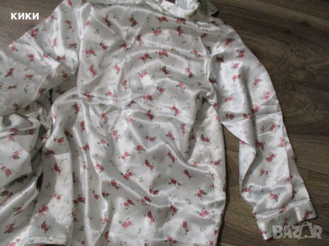 Дамска пижама сатен/халат, снимка 3 - Пижами - 40688959