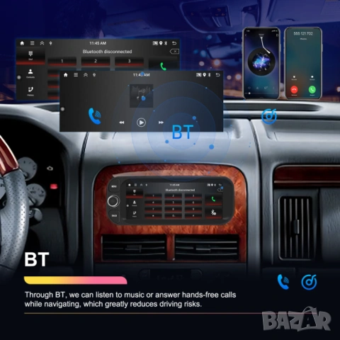 Мултимедия за Jeep, Grand Cherokee, Android, навигация, за Wrangler, Dodge, Chrysler, плеър, 2DIN, снимка 3 - Аксесоари и консумативи - 53508551