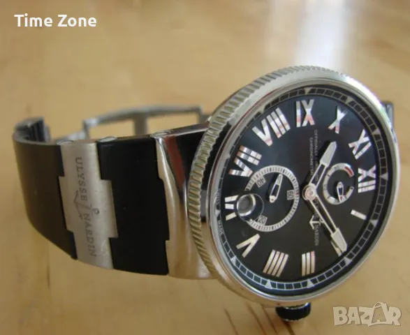 Ulysse Nardin Maxi Marine 45mm Power Reserve Steel Black Dial Automatic Различни Варианти, снимка 10 - Мъжки - 47999379